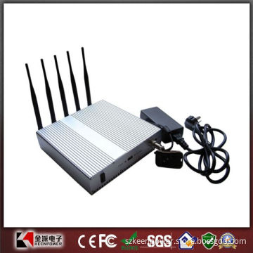 12W WiFi Jammer + Cell Phone Jammer with Remote Control 40 Meters